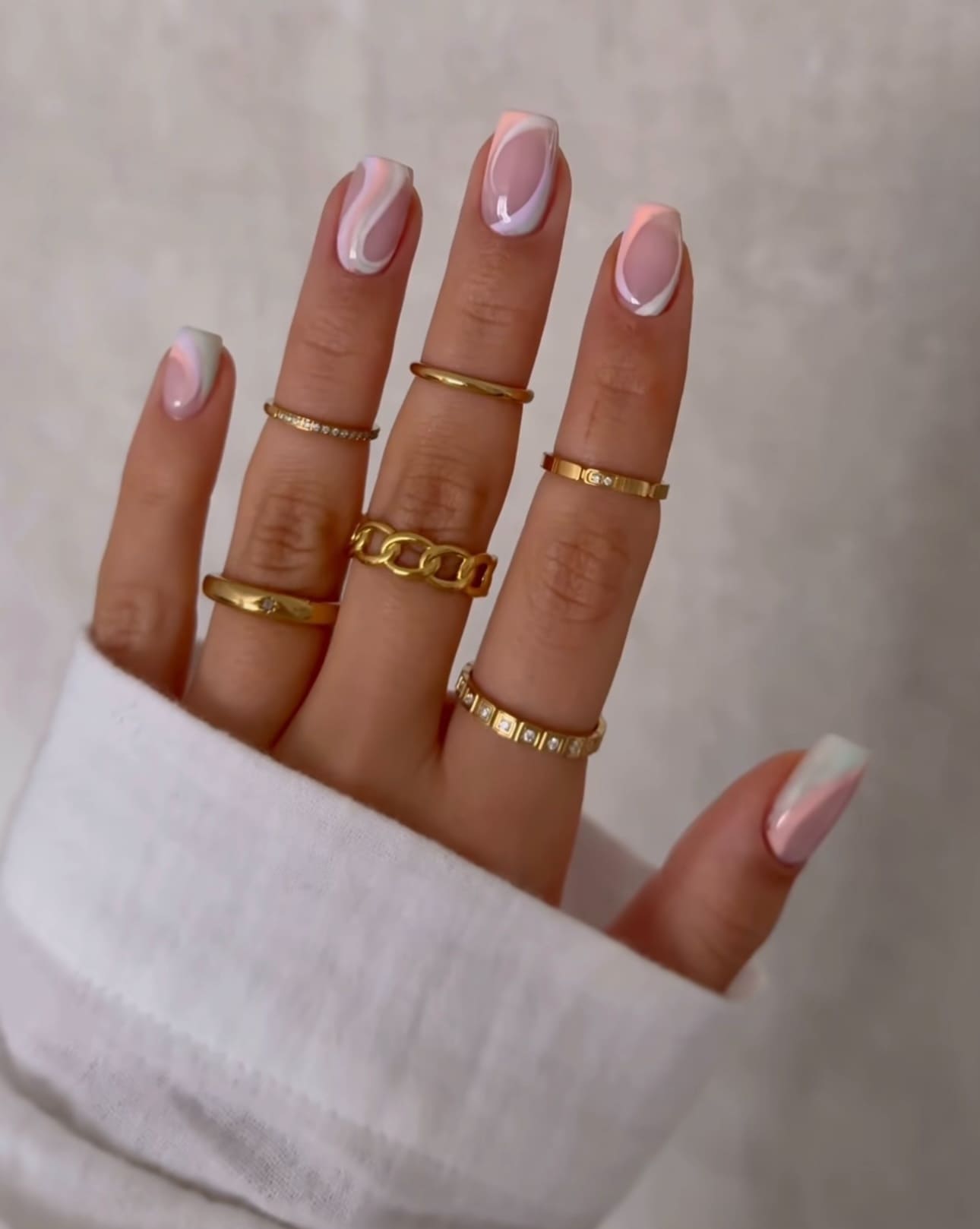 pastel swirls